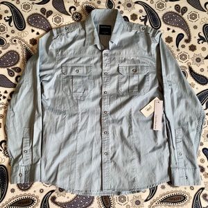 Calvin Klein Chalky Blue Button-Down